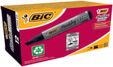 Rotulador Bic 2300 Permanente Biselado Negro Ecolutions | Bic | Pack 12 Unidades